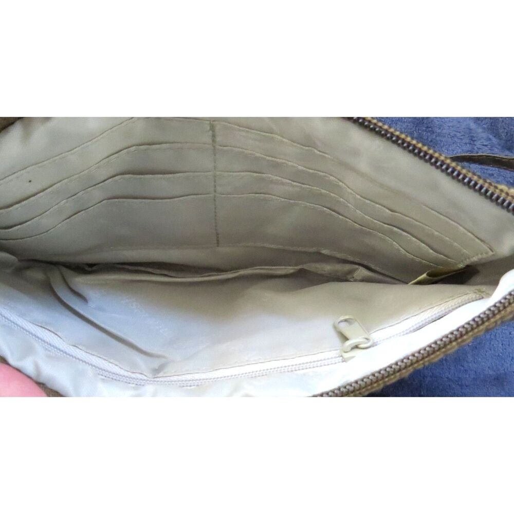 timi & leslie Bronze Quilted Purse/Wristlet/Clutch Bag EUC - Picture 5 of 7